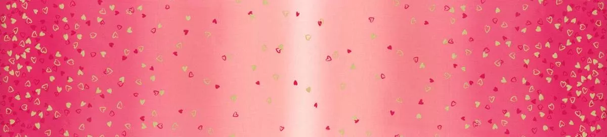 I Heart Ombre Metallic Hot Pink