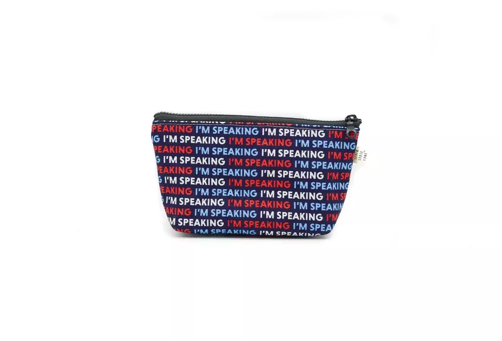I'm Speaking Canvas Pouch