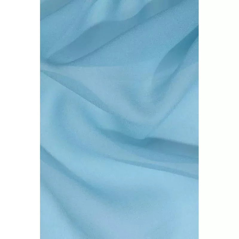 Ice Green Silk Georgette Fabric