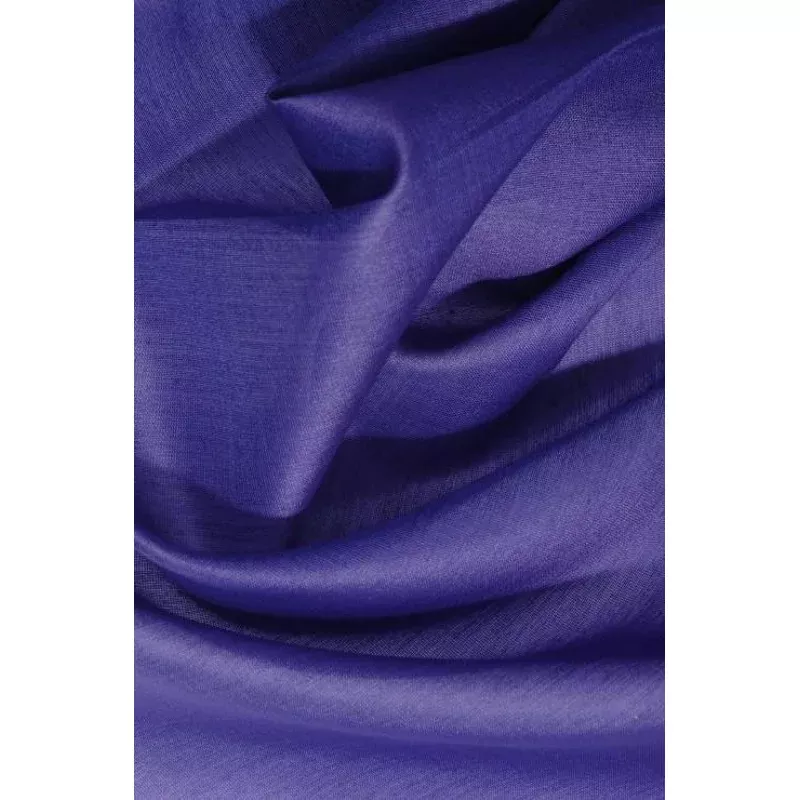Imperial Purple Cotton Silk Fabric