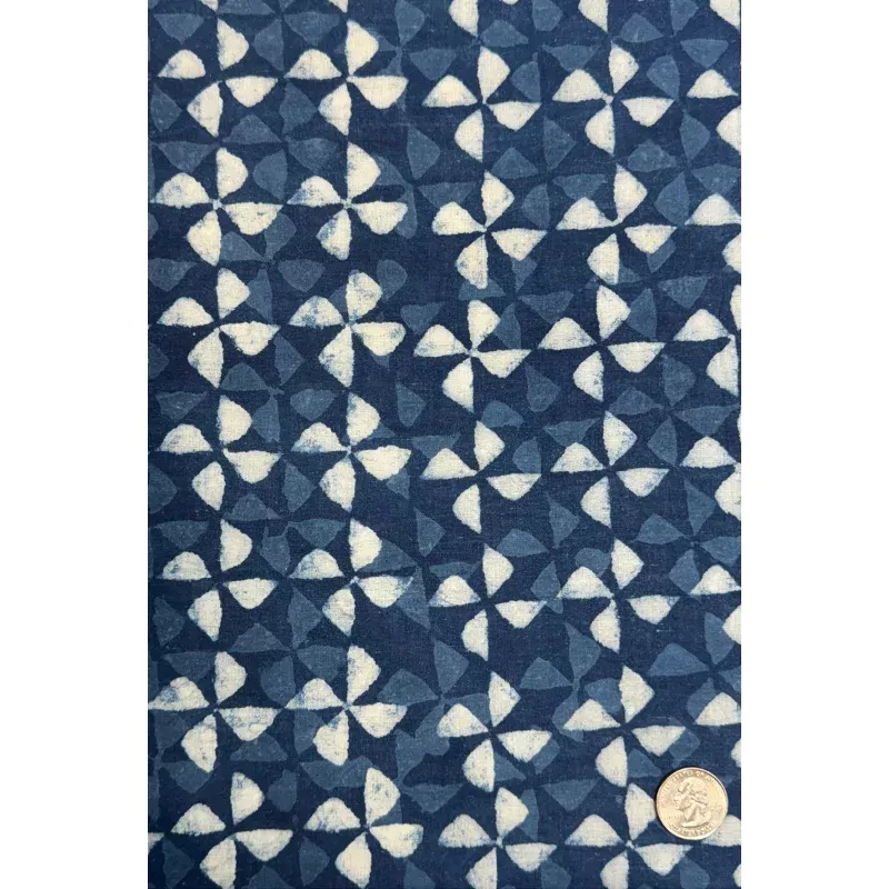 Indigo Blue/White CHP-226 Cotton Hand Prints