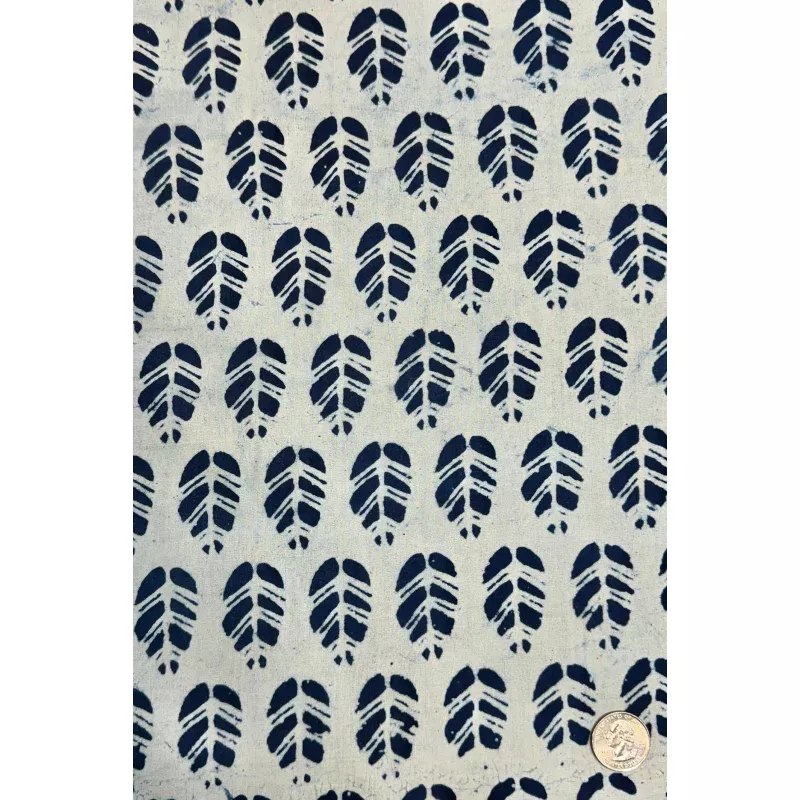 Indigo/White CHP-220 Cotton Hand Prints