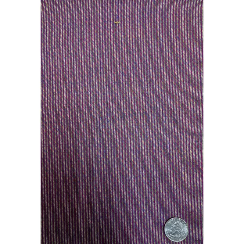 Iridescent Purple Stripe Cotton Novelty COT-130