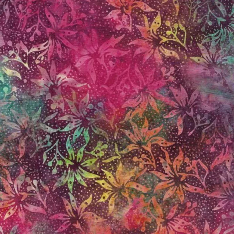 Island Batik Buds and Blooms 112332804 Multi X
