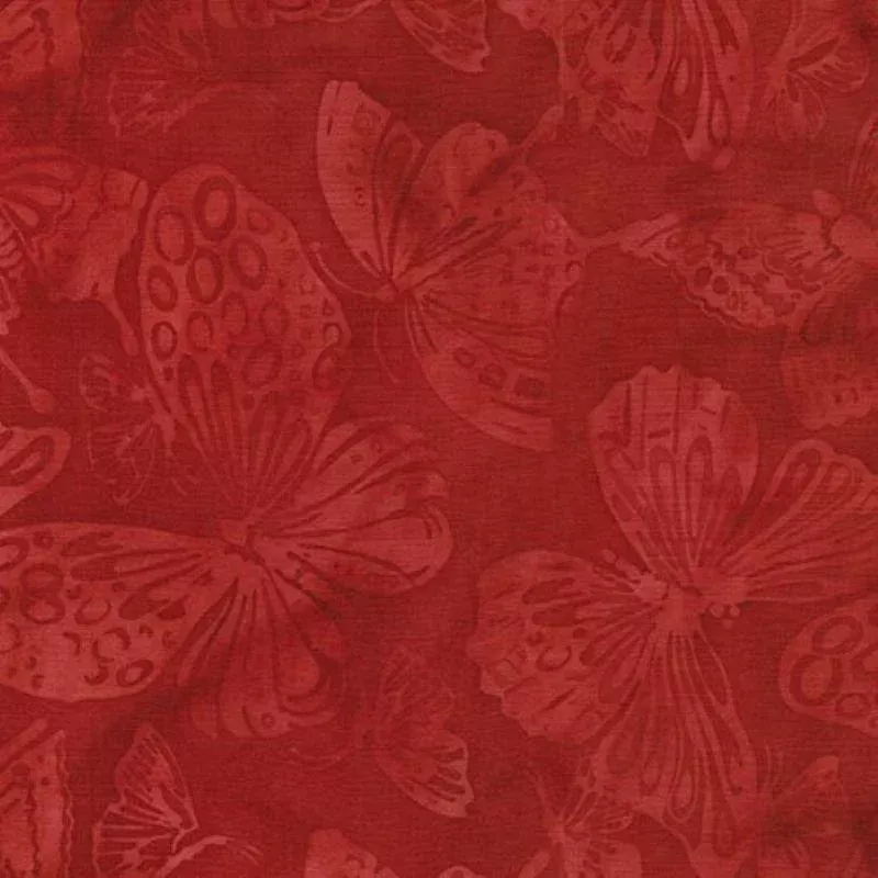 Island Batik Flutter Wings 122356350 Paprika