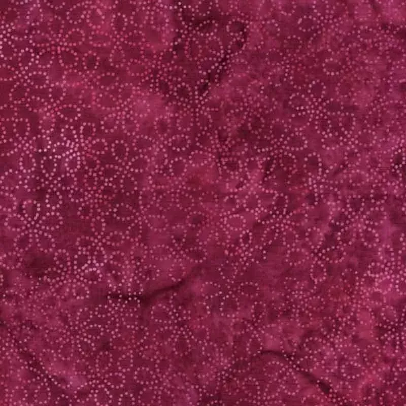 Island Batiks Pop Dots 122562375 Cranberry