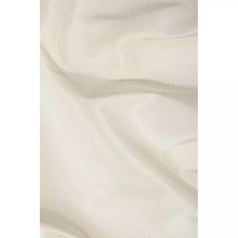 Ivory Heavy Taffeta Silk Fabric