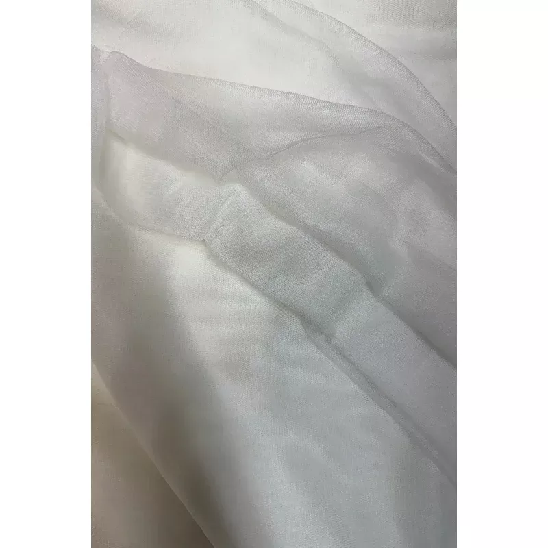 Ivory Silk Tulle