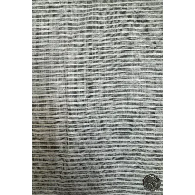 Ivory Stripe Patterned Cotton Novelty COT-068