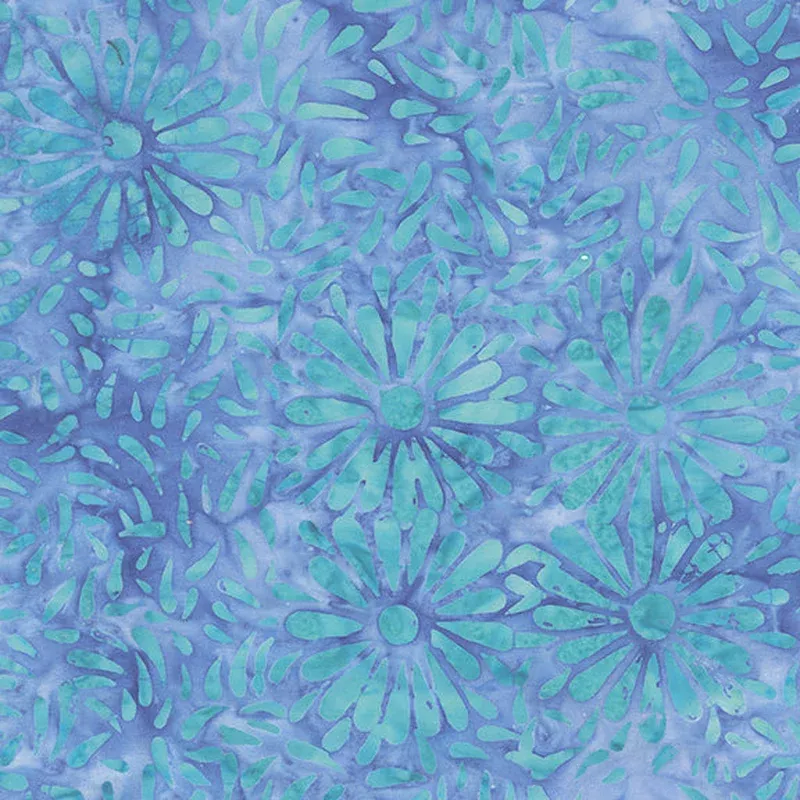 Jdj – Daisy Petals Jacqueline de Jonge 8129Q-16 Daisy Petals Morning Glory Batik Cotton