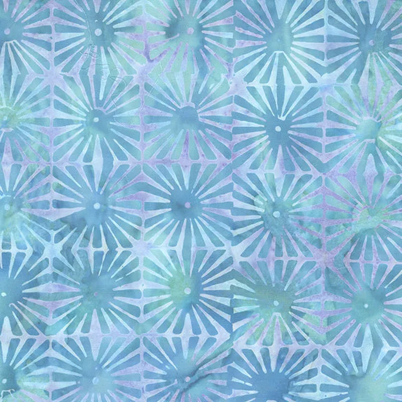 Jdj – Seaside Blue Jacqueline de Jonge 3981Q-X Sunrays Lavender Batik Cotton