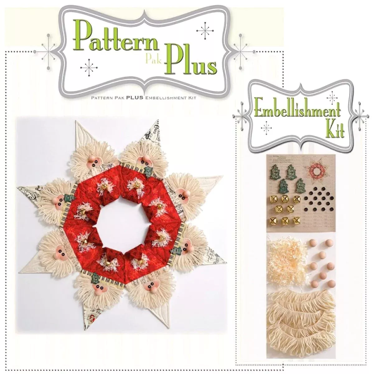 Jingle Bell Wreath Pattern Pak Plus