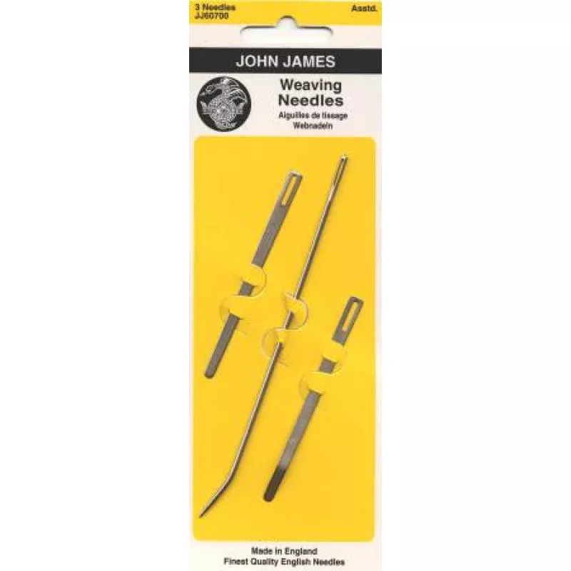 John James Weaving Needles Assorted Sizes 3ct
