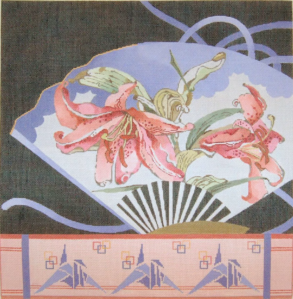 Joy Juarez – Rust Day Lily/Origami Cranes