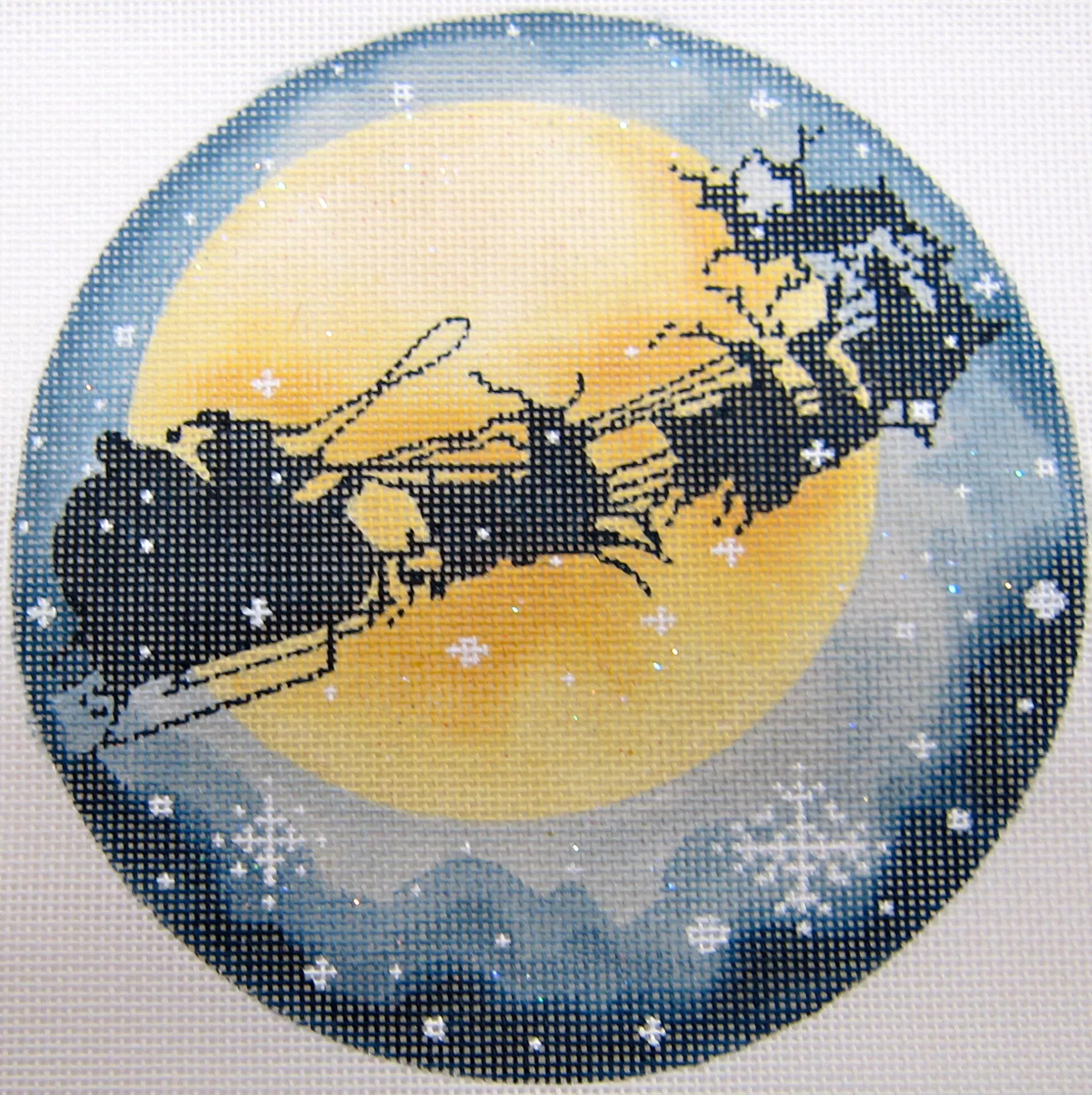 Joy Juarez – Santa & Reindeer/Full Moon