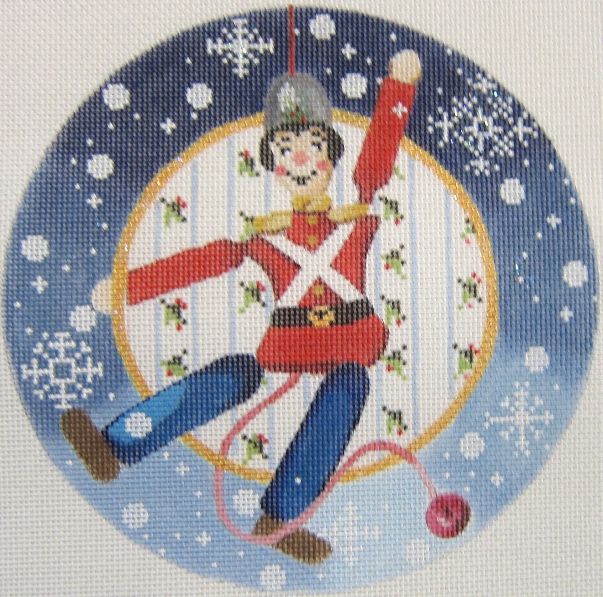 Joy Juarez – Soldier with Snowflake Border