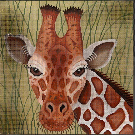 JP Needlepoint – Giraffe in Grasses