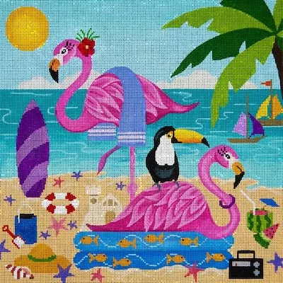 JP Needlepoint – Hot Fun in the Summertime