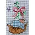 Julia’s Needleworks Baby Cradle Girl