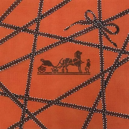 Kate Dickerson – Hermes Ribbons with Caleche Logo