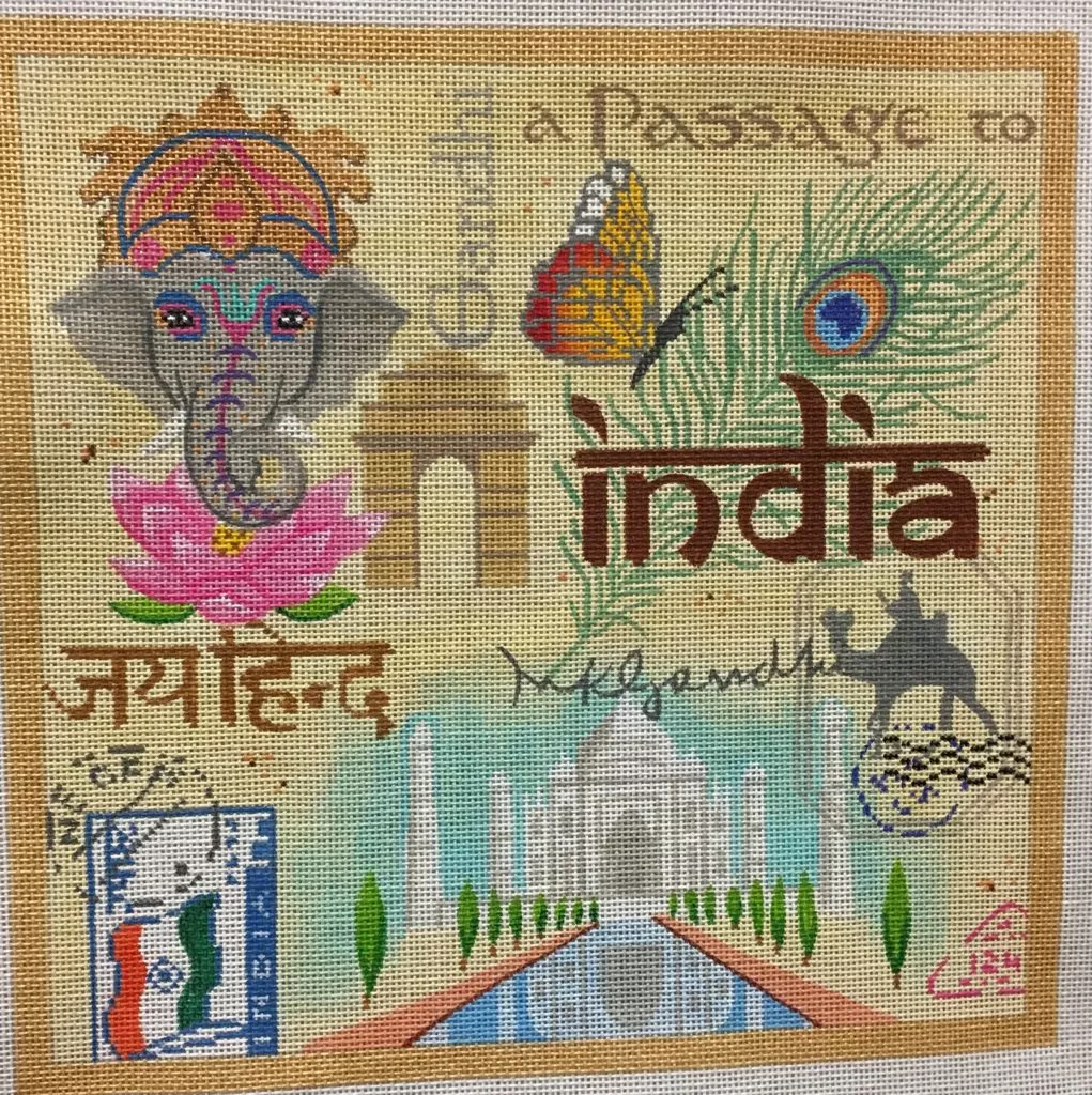 Kate Dickerson Needlepoint – Passage to India