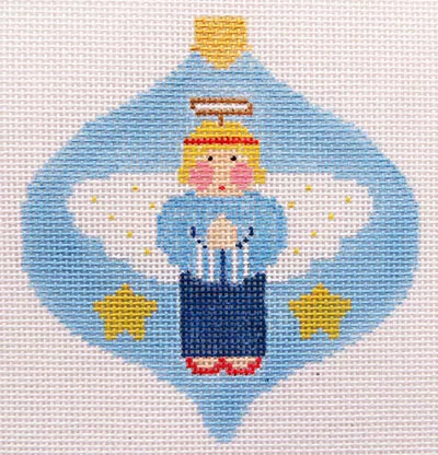 Kathy Schenkel Designs – Angel in Blue Bauble