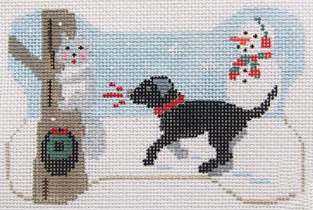 Kathy Schenkel Designs – Barking with Dog