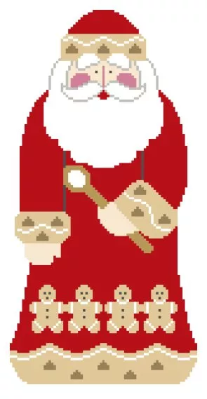 Kathy Schenkel Designs – Cinnamon Santa