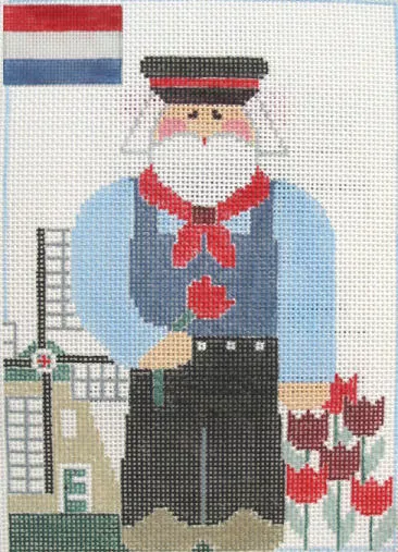 Kathy Schenkel Designs – Dutch Boy Santa
