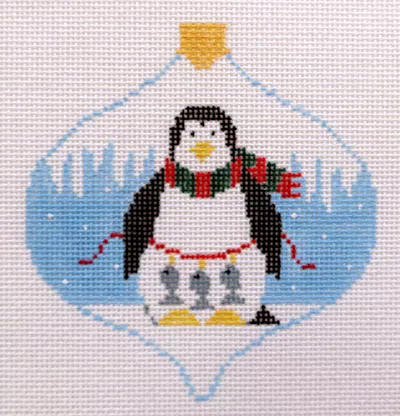 Kathy Schenkel Designs – Fisher Penguin Bauble