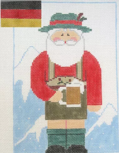 Kathy Schenkel Designs – German Lederhosen Santa