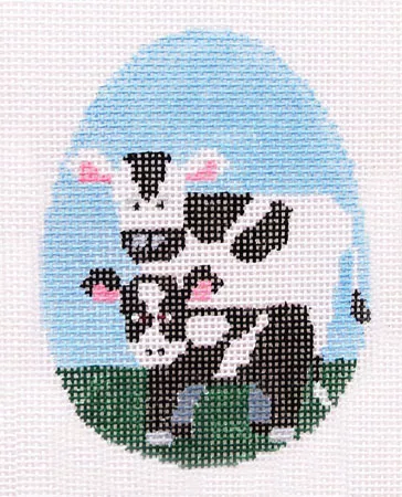 Kathy Schenkel Designs – Mother Cow & Calf Egg