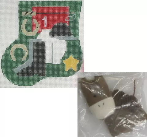 Kathy Schenkel Designs – Riding Gear w/Horse Mini Sox