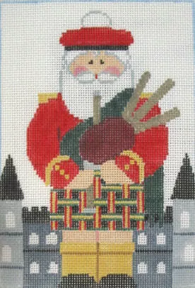 Kathy Schenkel Designs – Scottish Bagpiper Santa