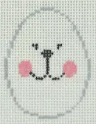 Kathy Schenkel Designs- Small Egg, Bunny Face