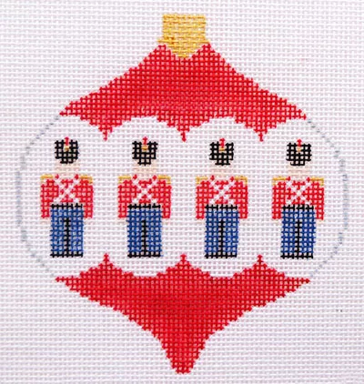 Kathy Schenkel Designs – Soldiers on Red Bauble