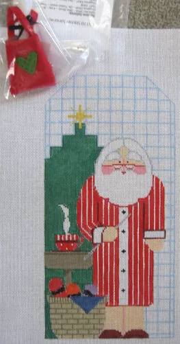 Kathy Schenkel Designs – Stitching Santa