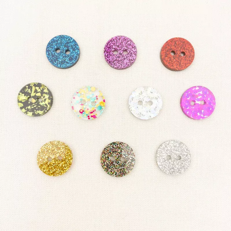 Katrinkles Glitter Buttons 7/8″