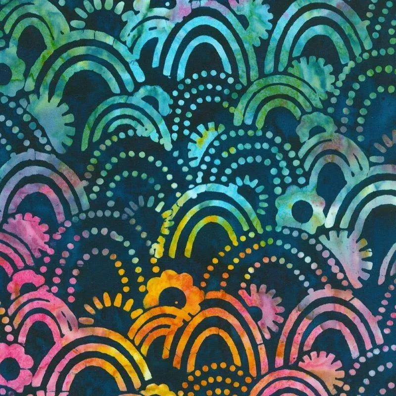 Kaufman Retro Rainbow 22398 9 Navy