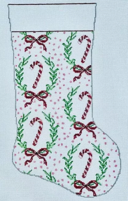 KCN Designers – Candy Cane Stocking