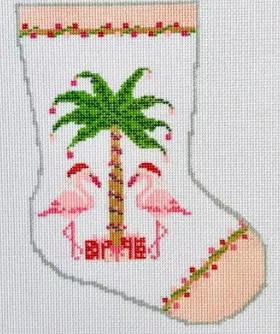 KCN Designers – Christmas Flamingo Mini Stocking