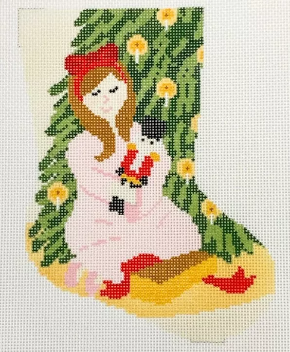 KCN Designers – Clara with Nutcracker Mini Stocking