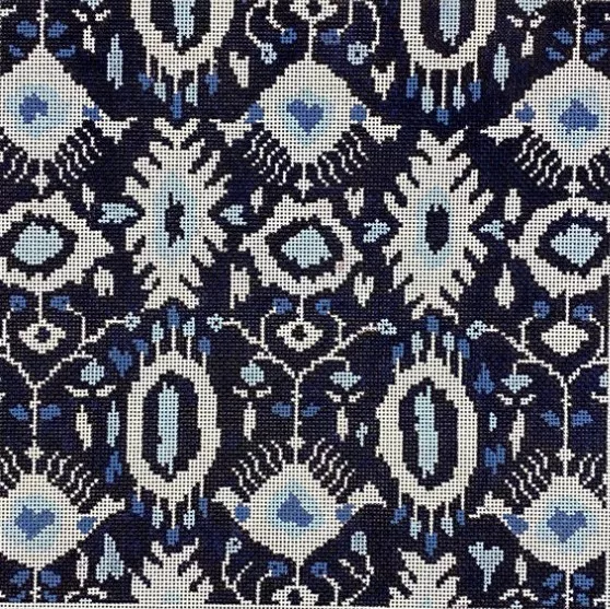 KCN Designers – Ikat Pillow – Blue