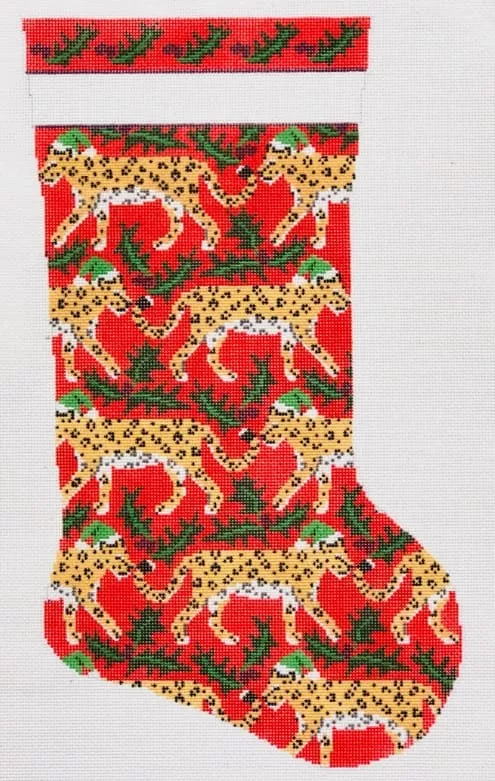 KCN Designers – Leopard and Holly Stocking