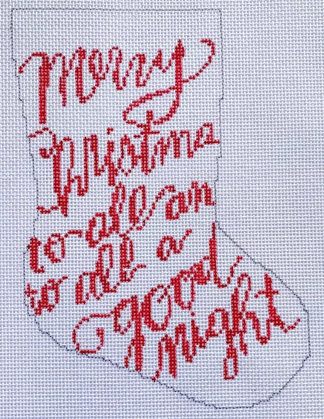 KCN Designers – Merry Christmas Mini Stocking