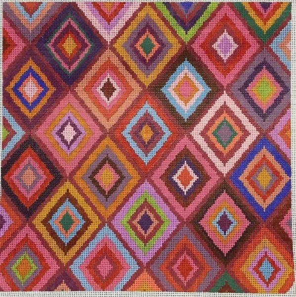 KCN Designers – Multicolored Diamond Pillow