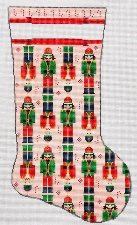 KCN Designers – Nutcracker Stocking on Pink