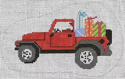 KCN Designers – Santa Driving a Jeep