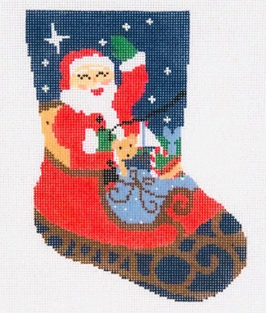 KCN Designers – Santa Sleigh Mini Stocking