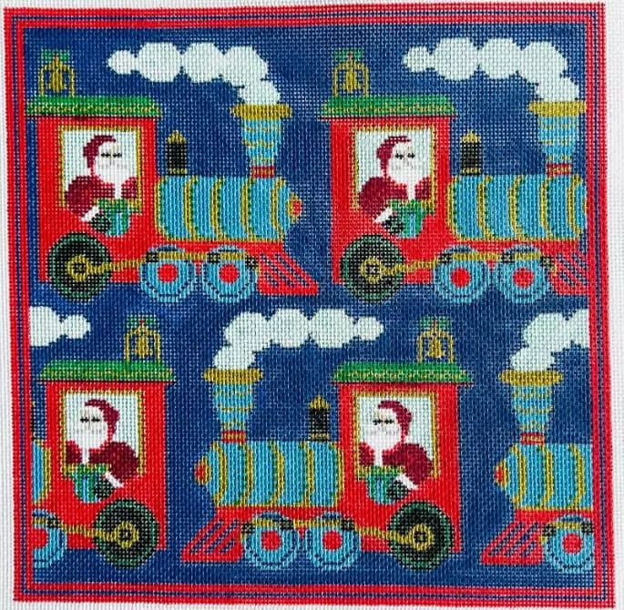 KCN Designers – Santa Train Pillow
